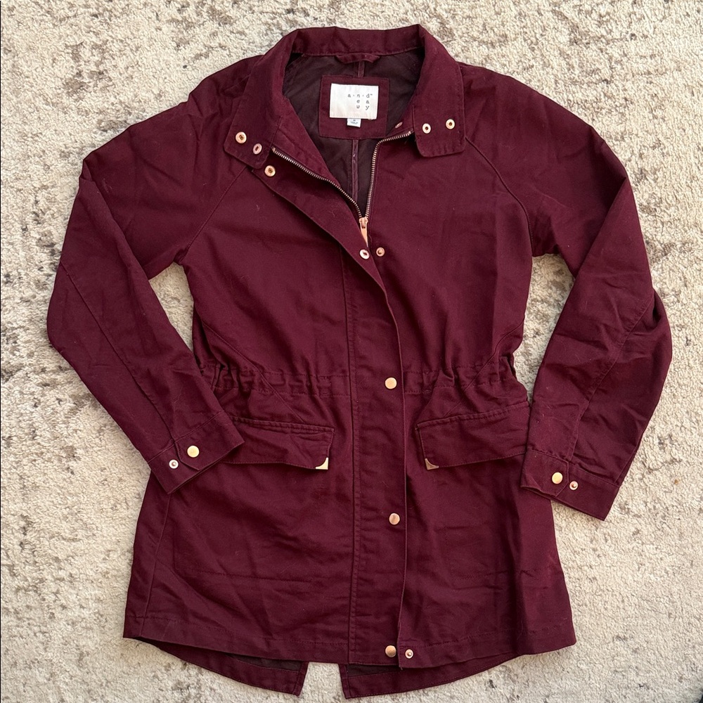 a new day Women's Utility Jacket In Maroon